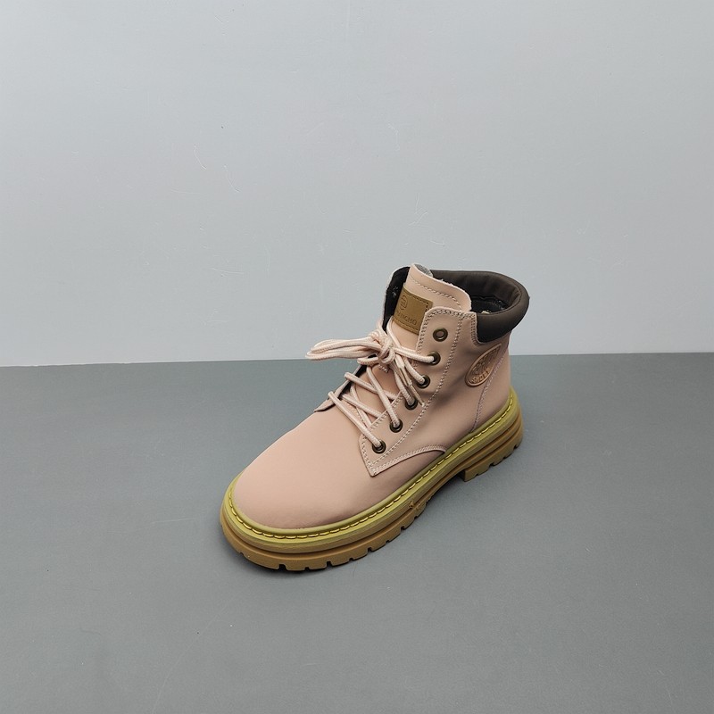 2025尾货工厂断码处理女鞋系带百搭洋气时尚潮流粉色甜美配裙子,女鞋,马丁靴,淘宝优惠券,粉丝福利购,淘宝优惠卷