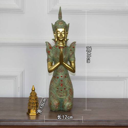 泰国招财大跪佛摆件泰式餐厅迎宾