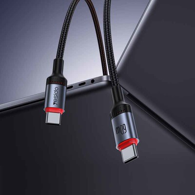 易豆yesido编织快充电线适用iPhone16/15/17promax数据线60W/240W