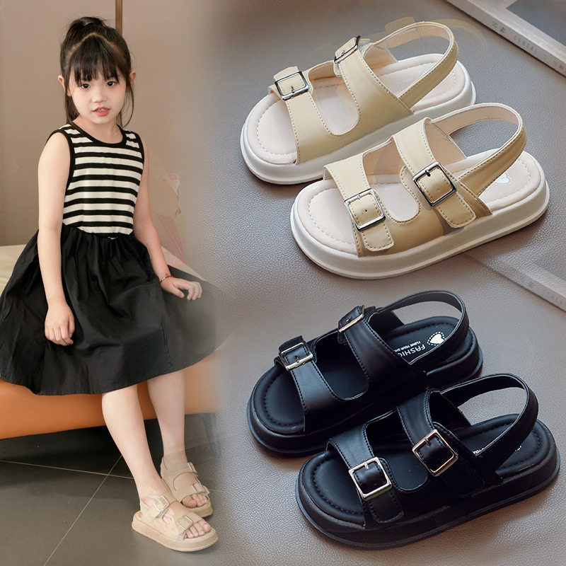 女童鞋子儿童公主凉鞋2026新款夏季小女孩中大童宝宝软底沙滩凉鞋