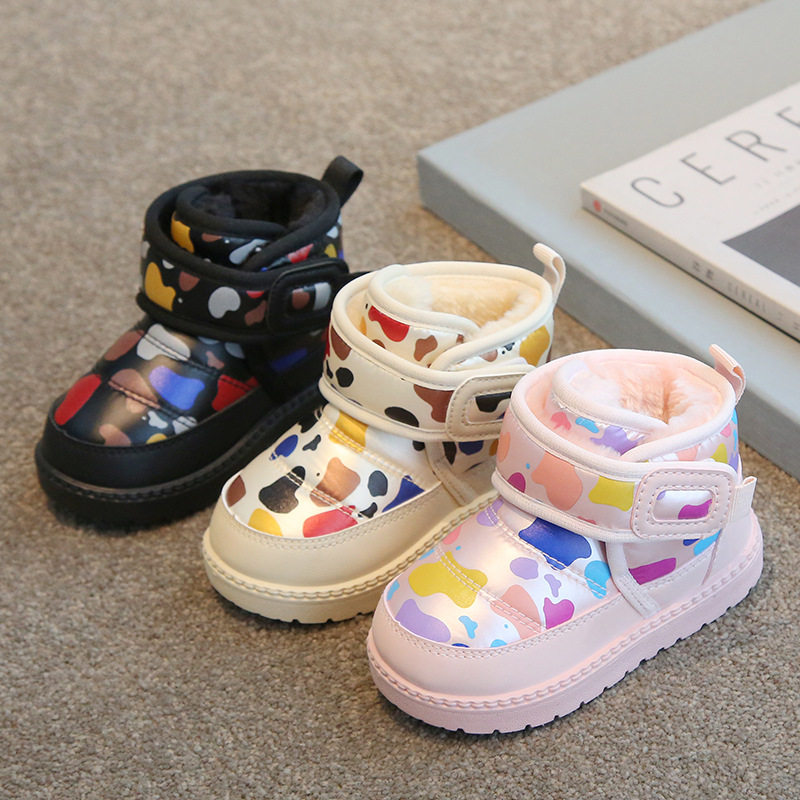 加绒童鞋冬季新款儿童雪地靴迷彩男童棉靴防滑女童短靴宝宝棉鞋,童鞋/婴儿鞋/亲子鞋,雪地靴,淘宝优惠券,粉丝福利购,淘宝优惠卷