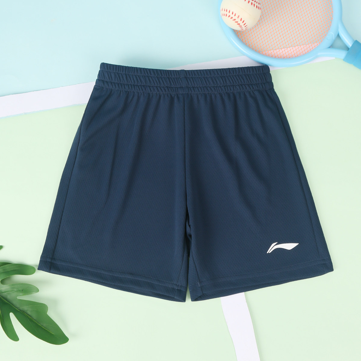 李宁儿童2024夏季新款足球系列运动短裤透气速干凉爽冰感中大儿童