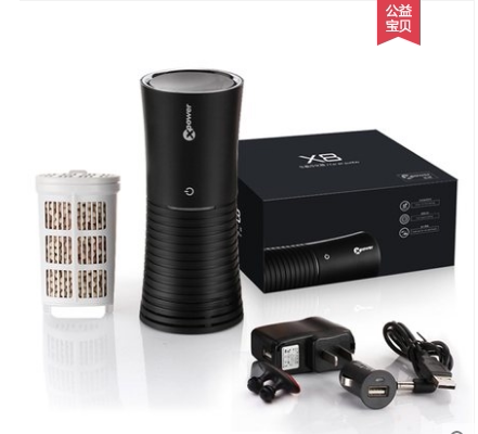 车载空气净化器家车两用 智能触屏 多重过滤车氧吧除甲醛异味