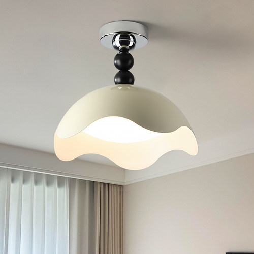 星玺全光谱法式蛋壳灯奶油卧室灯