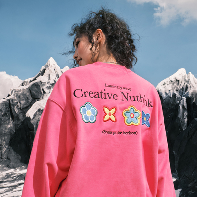 Nuthink美式潮牌重磅刺绣男女