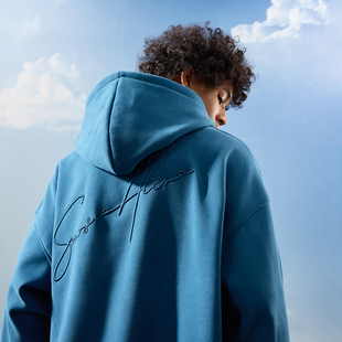 Nuthink美式 2026年春 重磅刺绣字母拉链连帽卫衣藏青蓝色男女新款