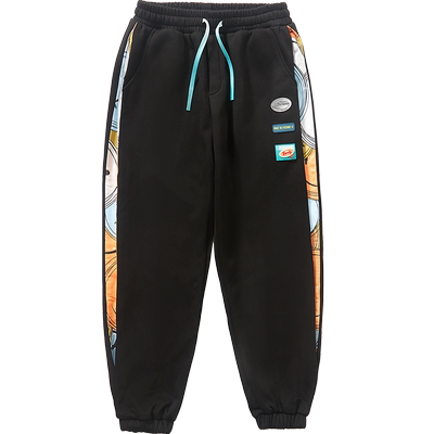 鬼脸西海岸国潮收口卫裤男