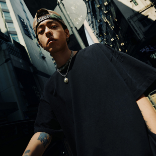 街头大码 男潮美潮2026夏季 半袖 重磅纯色短袖 T恤基础款 Nuthink美式