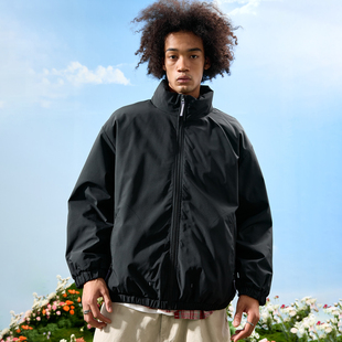 新款 Nuthink美式 潮牌立领棉衣棉服休闲运动冲锋衣外套男2025冬季