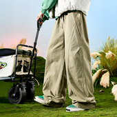 子男款 Nuthink复古拼接阔腿工装 休闲加绒裤 垂感弯刀裤 2026年春 裤