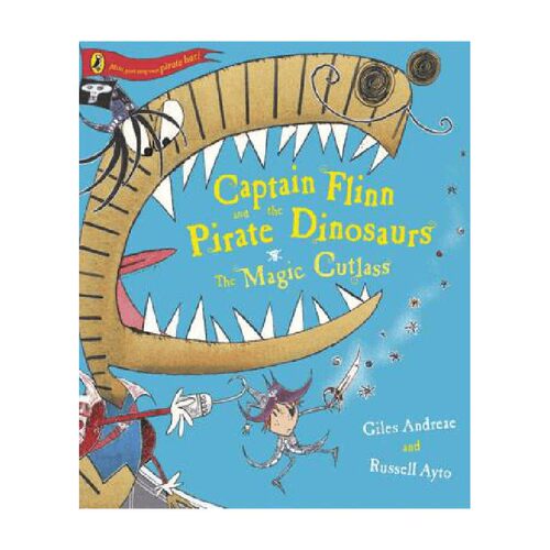 英文原版 Captain Flinn and the Pirate Dinosaurs - The Magic Cutlass 弗林船长和海盗恐龙-魔法弯刀