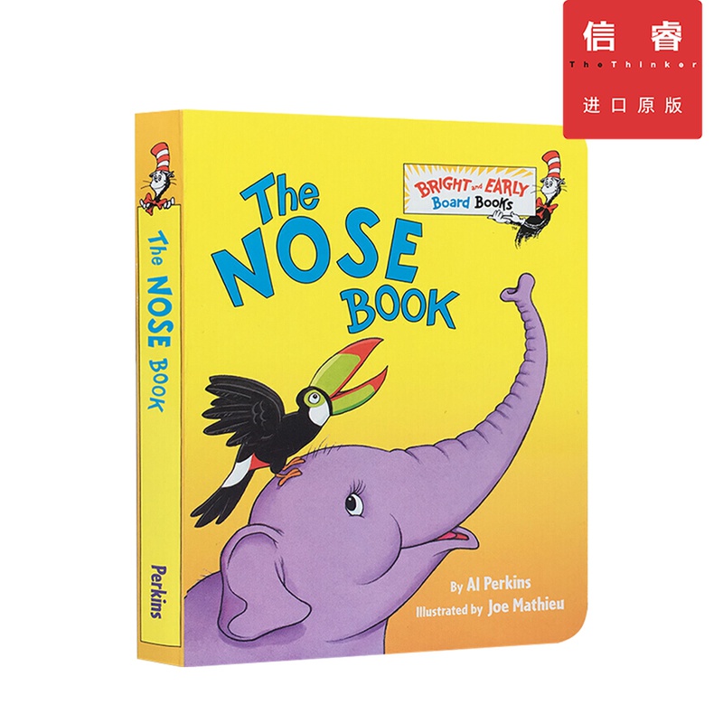 【英文原版 3-6岁】鼻子书 The Nose Book苏斯博士系列 Dr. Seuss 低幼启蒙 纸板书