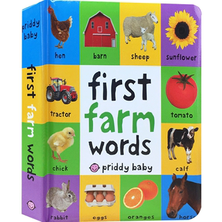 宝宝的100个农场词汇 图解字词典初级 First 100 Farm Words