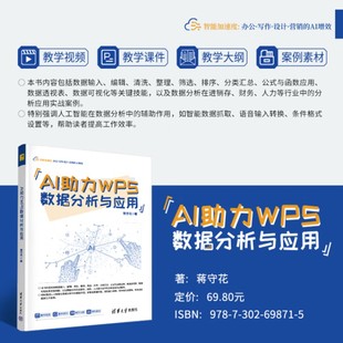 计算机与互联网 著 AI助力WPS数据分析与应用 蒋守花