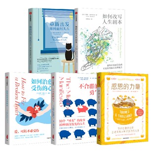 等著 心 勇气 莉迪娅·约克纳维奇 重新出发 如何改写人生剧本 如何治愈受伤 套装 经济 感恩 不合群 5册 力量