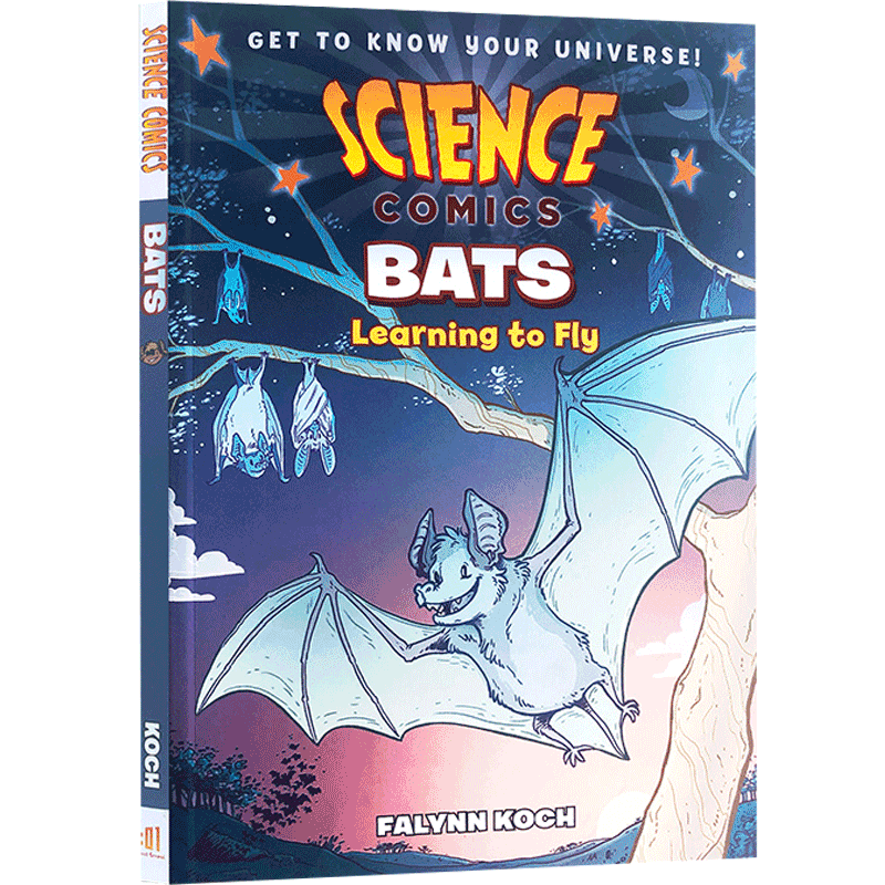 【英文原版】科学漫画 Science Comics 蝙蝠：学会飞翔 Bats: Learning to Fly 青少年文学  12-18岁