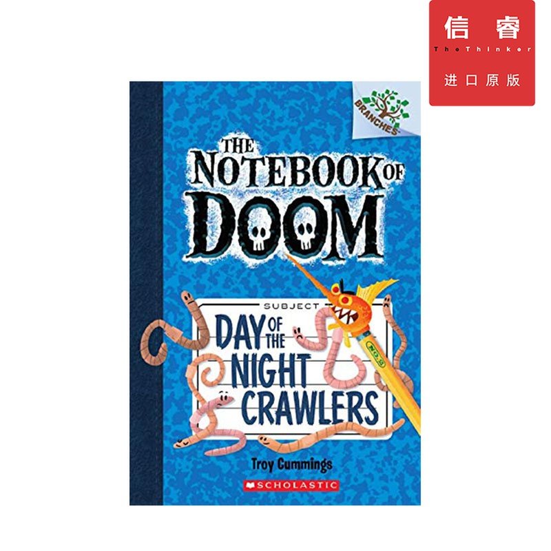 英文原版 毁灭笔记 2 notebook of doom day of the night crawlers
