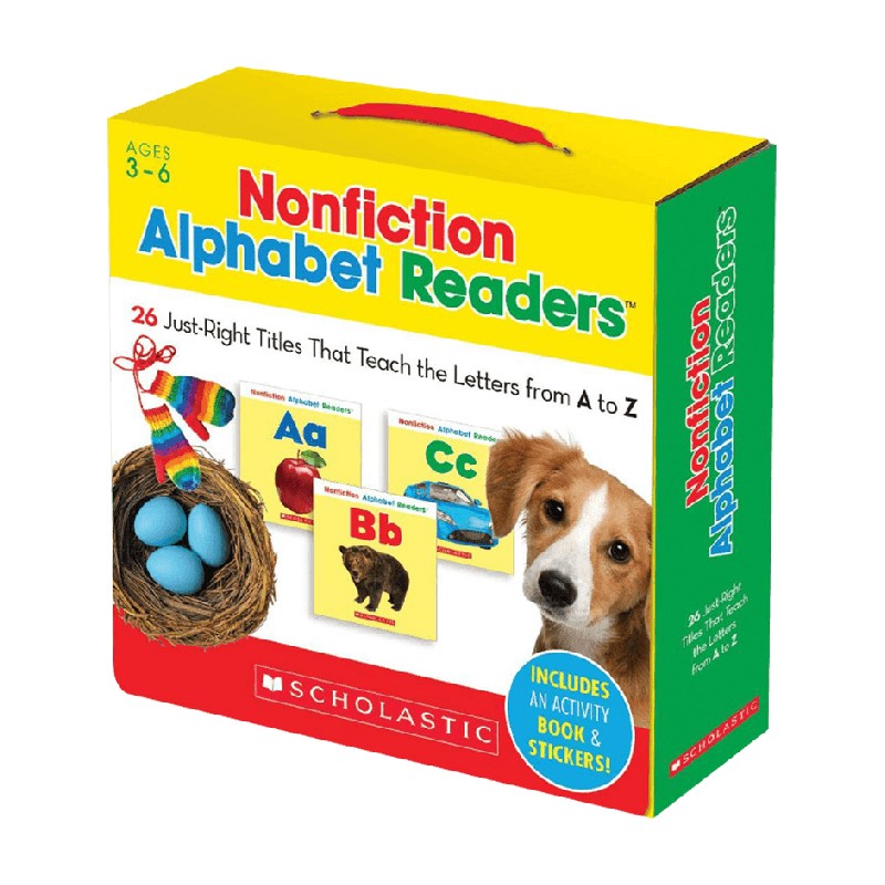 英文原版 NONFICTION ALPHABET READE 学乐字母启蒙认知