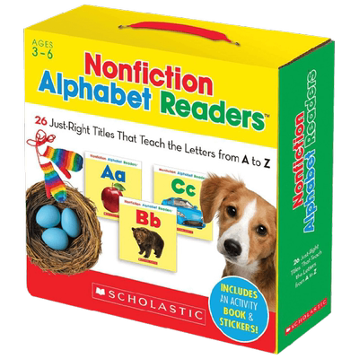 英文原版 NONFICTION ALPHABET READE 学乐字母启蒙认知