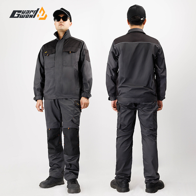 磐石工作服套装男外套春秋汽配汽修机修劳保服耐磨工装工地执勤