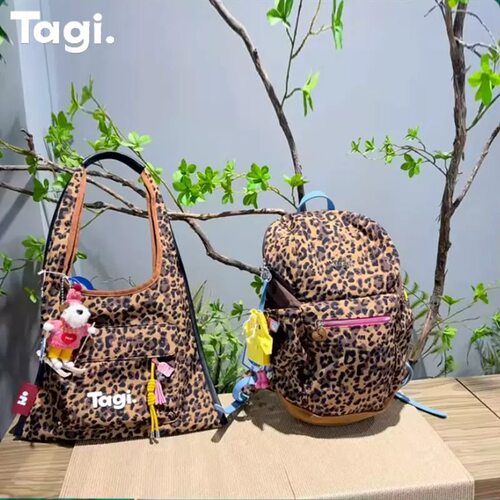 Tagi2025夏季hobo边边单肩包帆布包手拎包面包包大容量双肩背包女