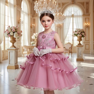 girl Baby Gown Formal Dress for Girls kids Dresses Clothing
