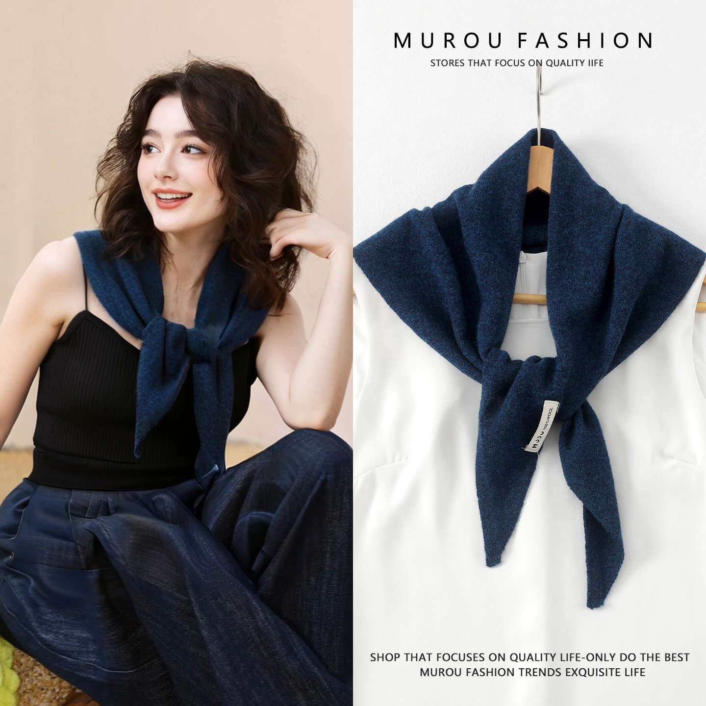 简约低调100%澳洲羊毛三角巾头巾针织纯色围巾女多功能小围脖领巾,服饰配件/皮带/帽子/围巾,围巾/丝巾/披肩,淘宝优惠券,粉丝福利购,淘宝优惠卷