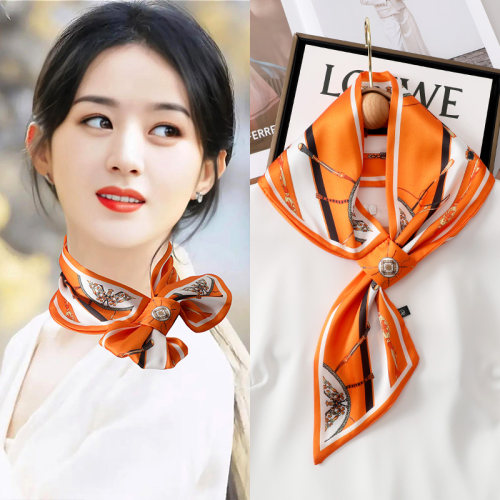 春秋夏季印花韩版女装饰丝巾时尚