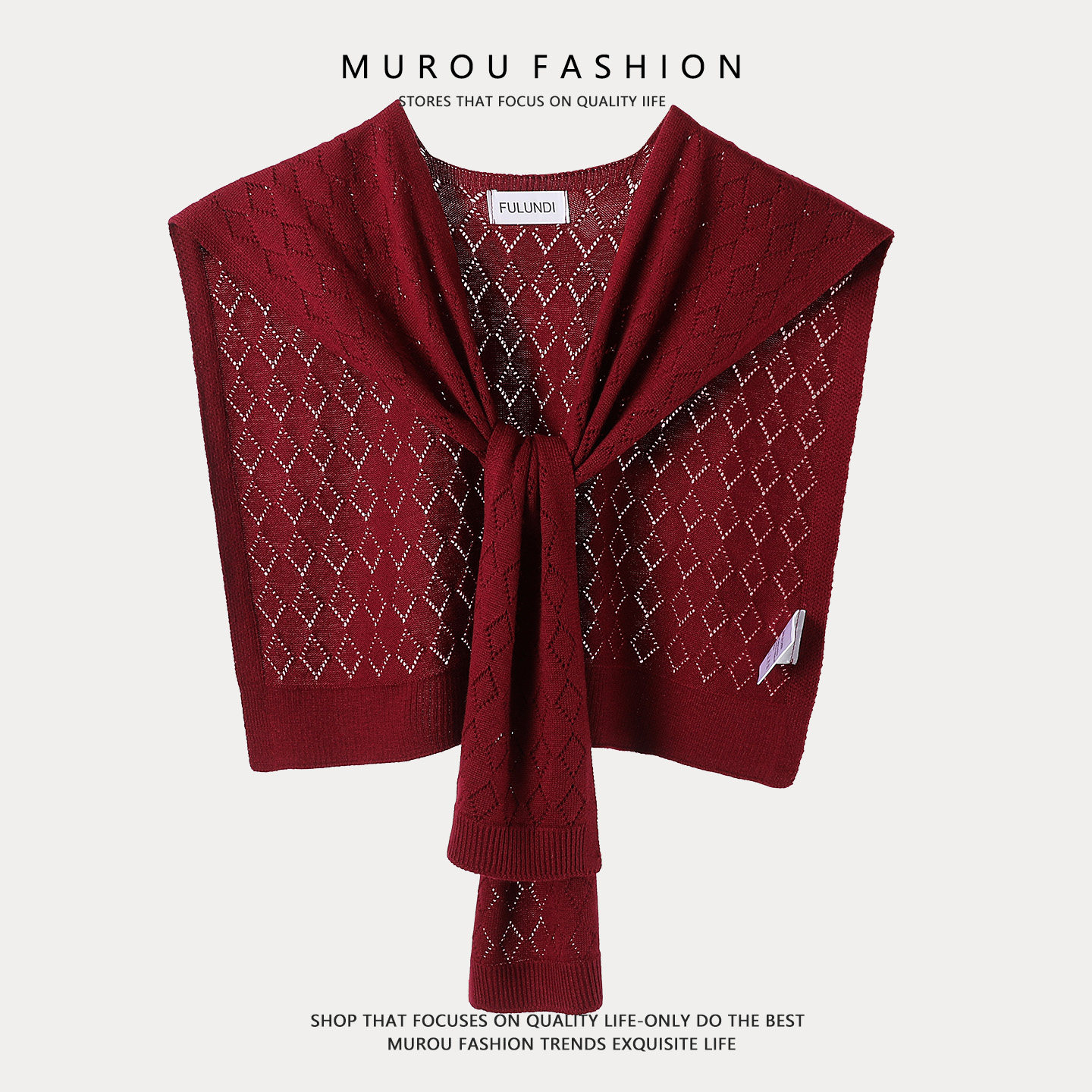 斗篷外搭含羊毛针织披肩女春秋新款安可拉酒红围巾护肩颈保暖坎肩,服饰配件/皮带/帽子/围巾,围巾/丝巾/披肩,淘宝优惠券,粉丝福利购,淘宝优惠卷