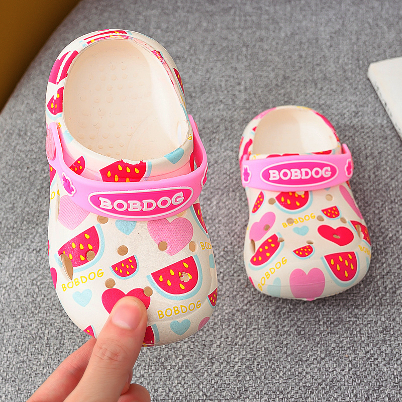 巴布豆宝宝凉拖鞋夏季男童女童软