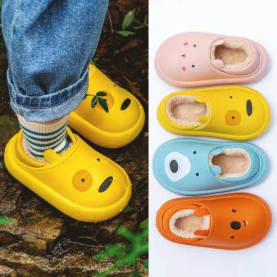 幸福玛丽儿童棉拖鞋居家居冬季