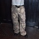 VLABMADE Pants Cargo 枯木树枝迷彩水洗做旧重磅珠帆多口袋工装 裤