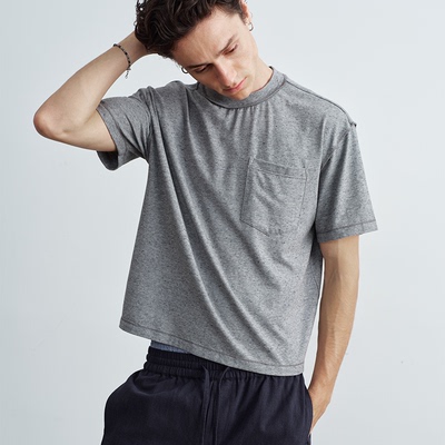 VLABMADE松弛度假棉麻口袋短袖