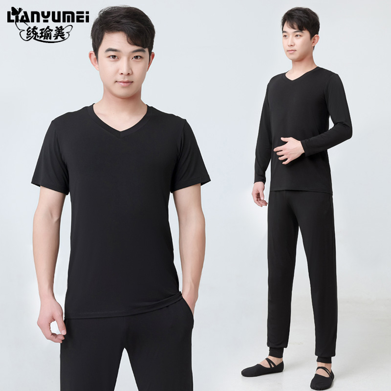 男士舞蹈服练功服宽松学生形体服