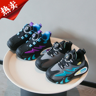 男童鞋子2026新款今年流行爆款透气防臭小学生轻便舒适跑步鞋耐脏