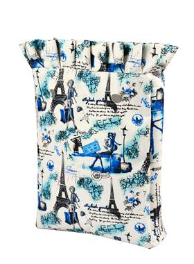 O bag新款时尚褶边褶皱超细纤维布o chic内袋女包配件