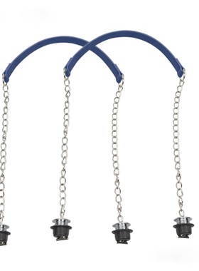 时尚百搭Obag风1对可拆卸银链OT扣银螺帽女式包提手肩带包配件