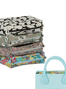 obag新款可拆卸女士箱包内袋配件o bag时尚DIY印花帆布包袋