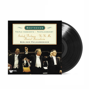 欧版 帕尔曼 马友友 巴伦博伊姆 贝多芬 三重协奏曲 黑胶唱片碟片