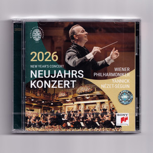 2026年维也纳新年音乐会 正版 原装 古典音乐唱片 雅尼克 欧版
