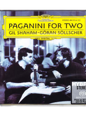 进口小提琴名盘 帕格尼尼 小提琴与吉他二重奏 SACD碟片 4845134