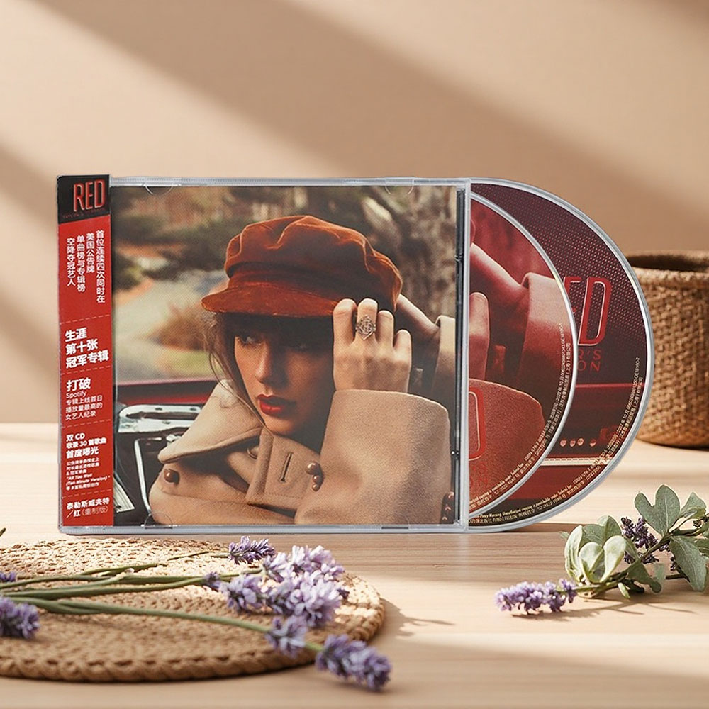 正版 霉霉 Taylor Swift 泰勒斯威夫特新专辑 Red 重录版 CD 周边