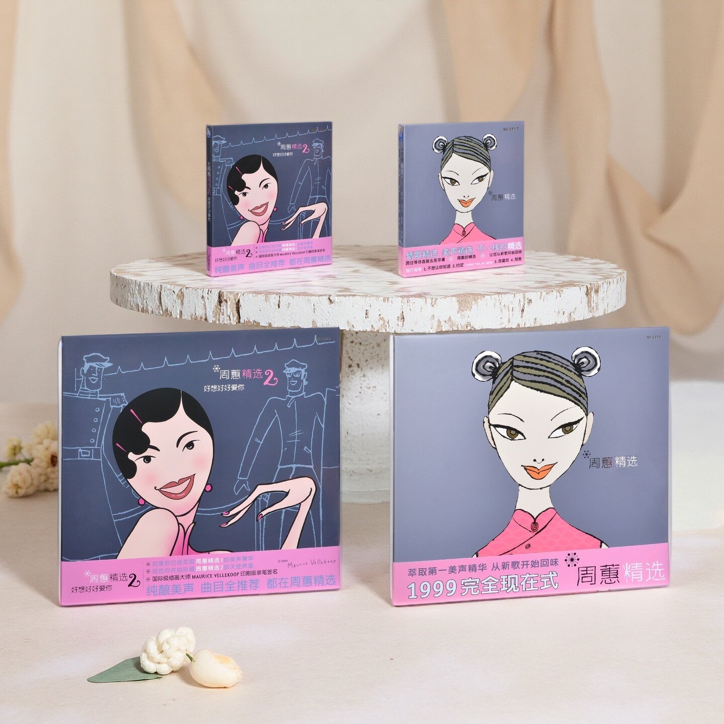 原装正版 周蕙精选专辑 CD 黑胶唱片留声机12寸彩胶碟片 官方周边