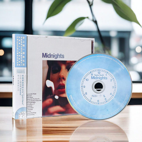 泰勒斯威夫特TaylorSwift霉霉专辑 Midnights CD+冰箱贴 正版唱片