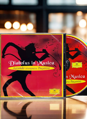 原版进口 帕格尼尼 魔鬼的颤音 阿卡多CD碟4498582小提琴经典名曲