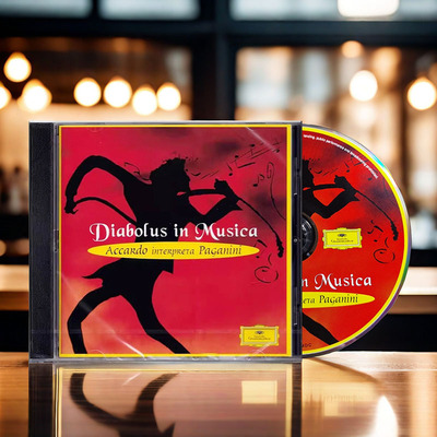 原版进口 帕格尼尼 魔鬼的颤音 阿卡多CD碟4498582小提琴经典名曲