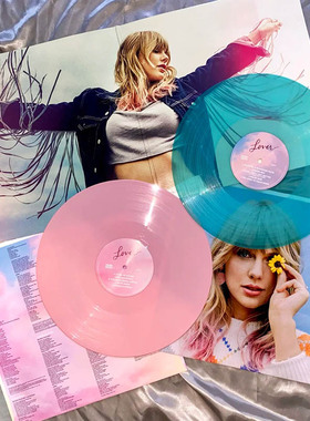 欧版 泰勒斯威夫特 Taylor Swift Lover 霉霉专辑 黑胶唱片lp彩胶