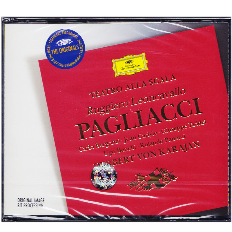 原装正版 莱翁卡瓦洛 歌剧《丑角》卡拉扬 进口cd 4497272