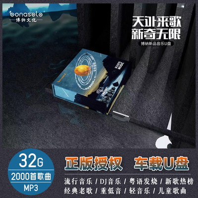 正版无损音质经典流行发烧DJ合辑 32G 高品质音乐车载U盘