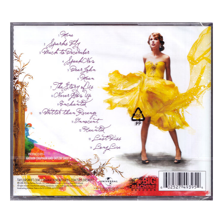 Taylor Swift Speak Now CD European Version Genuine - Taobao product photo 4